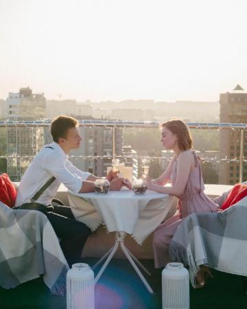 Фотография Романтическое свидание на крыше в Краснодаре | Sky Love 4